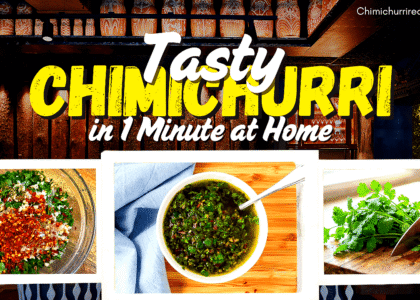 Tasty Chimichurri in 1 Minute at Home